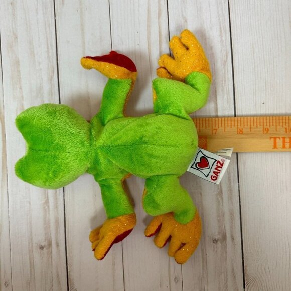 Ganz Webkinz Lil' Kinz Tree Frog Plush Stuffed Toy Animal Multicolor Small - Picture 12 of 12